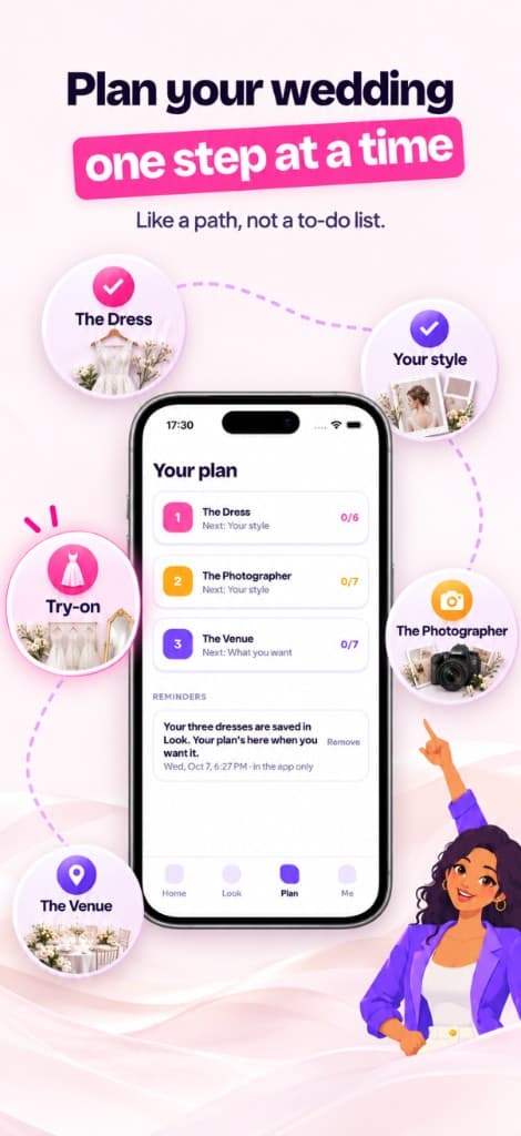 Saya app: Plan one step at a time